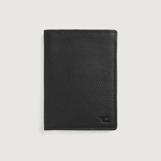 Bernardi Black Leather Travel Wallet