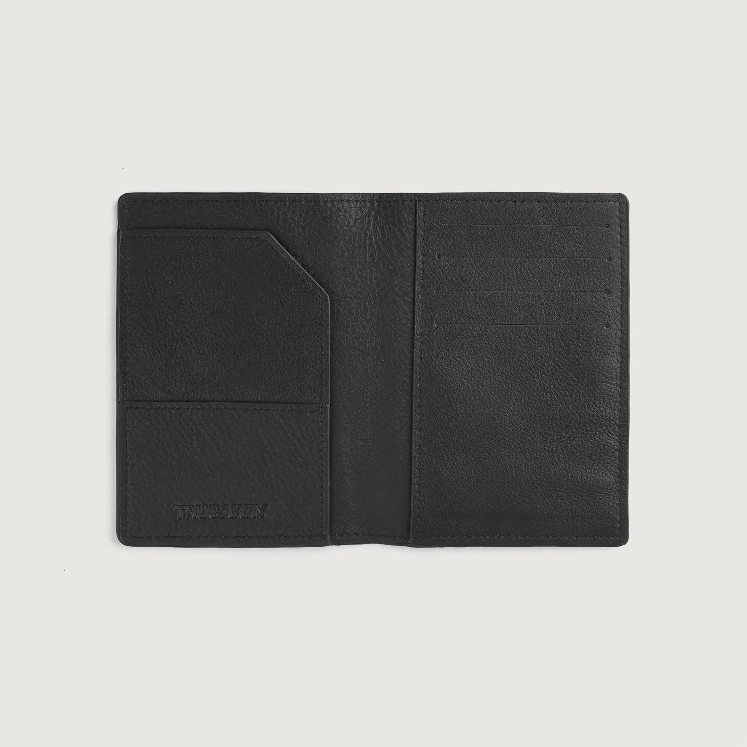 Bernardi Black Leather Travel Wallet