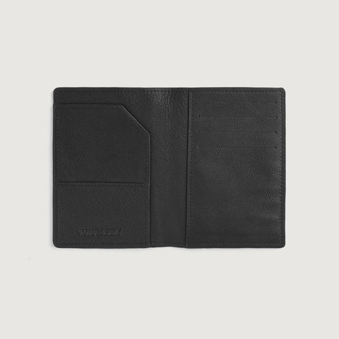 Bernardi Black Leather Travel Wallet
