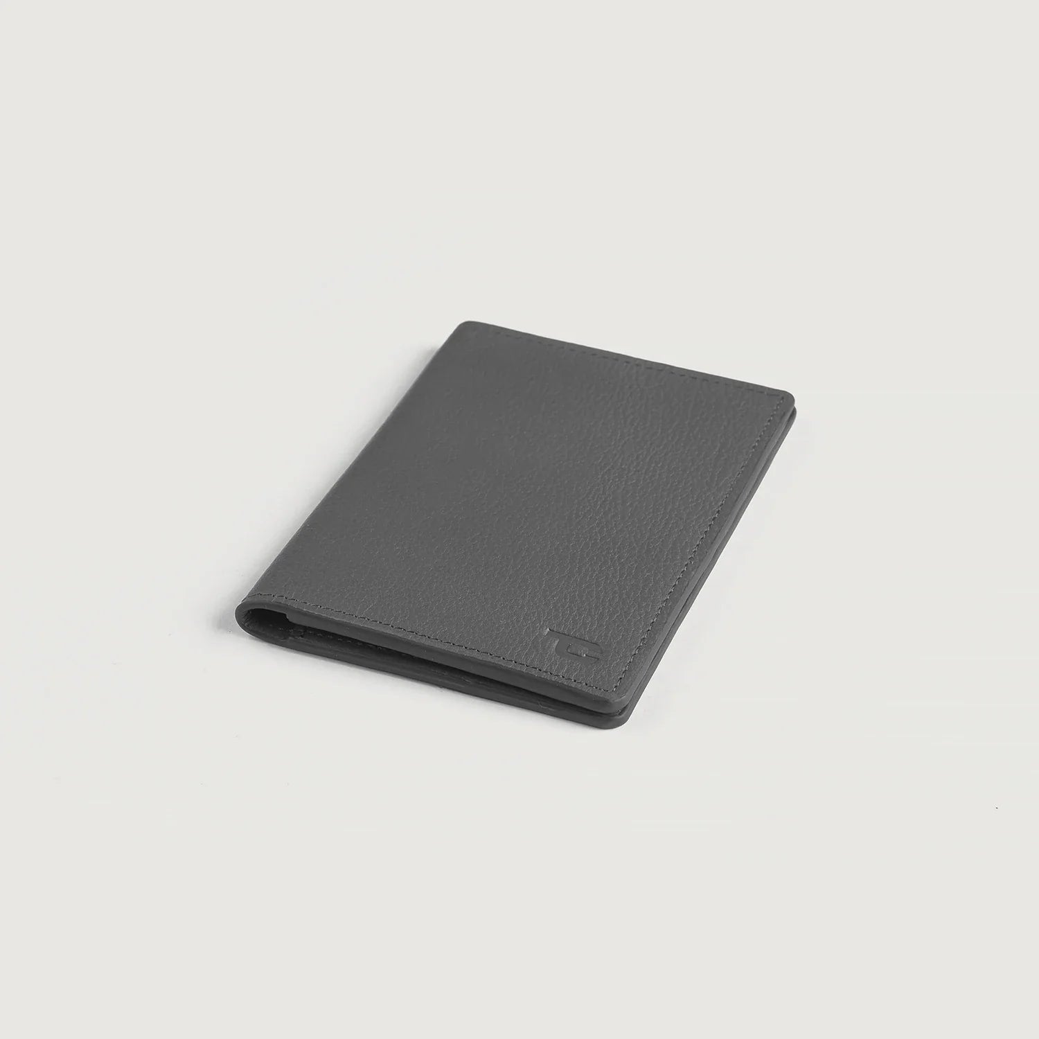 Custom Gray Travel Leather Wallet