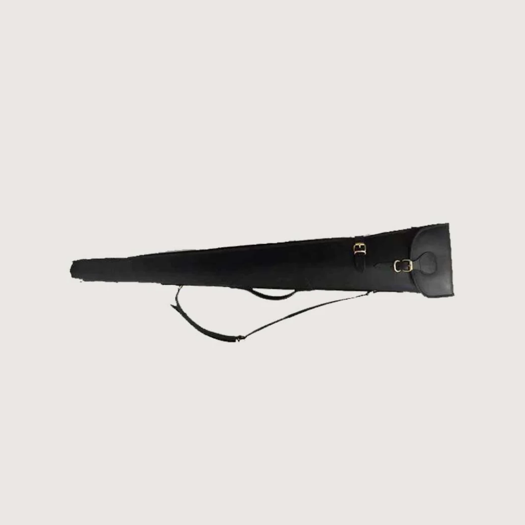 Black Leather Shotgun Slip Case, Hunters Gift