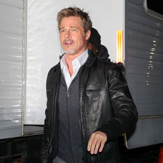 Brad Pitt Leather Jacket