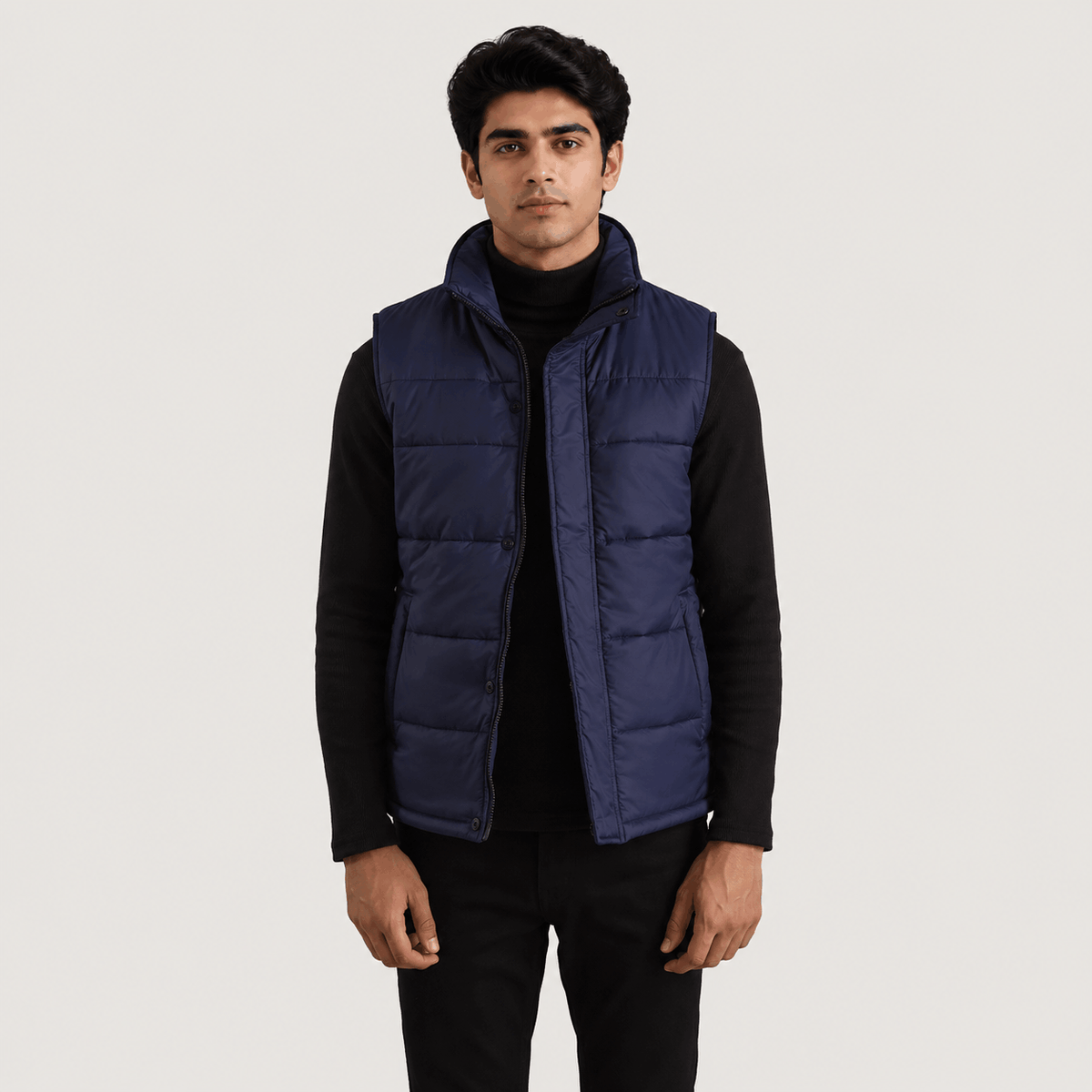 Bryan Blue Puffer Vest
