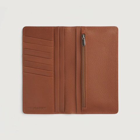 Cameron Brown Leather Long Wallet