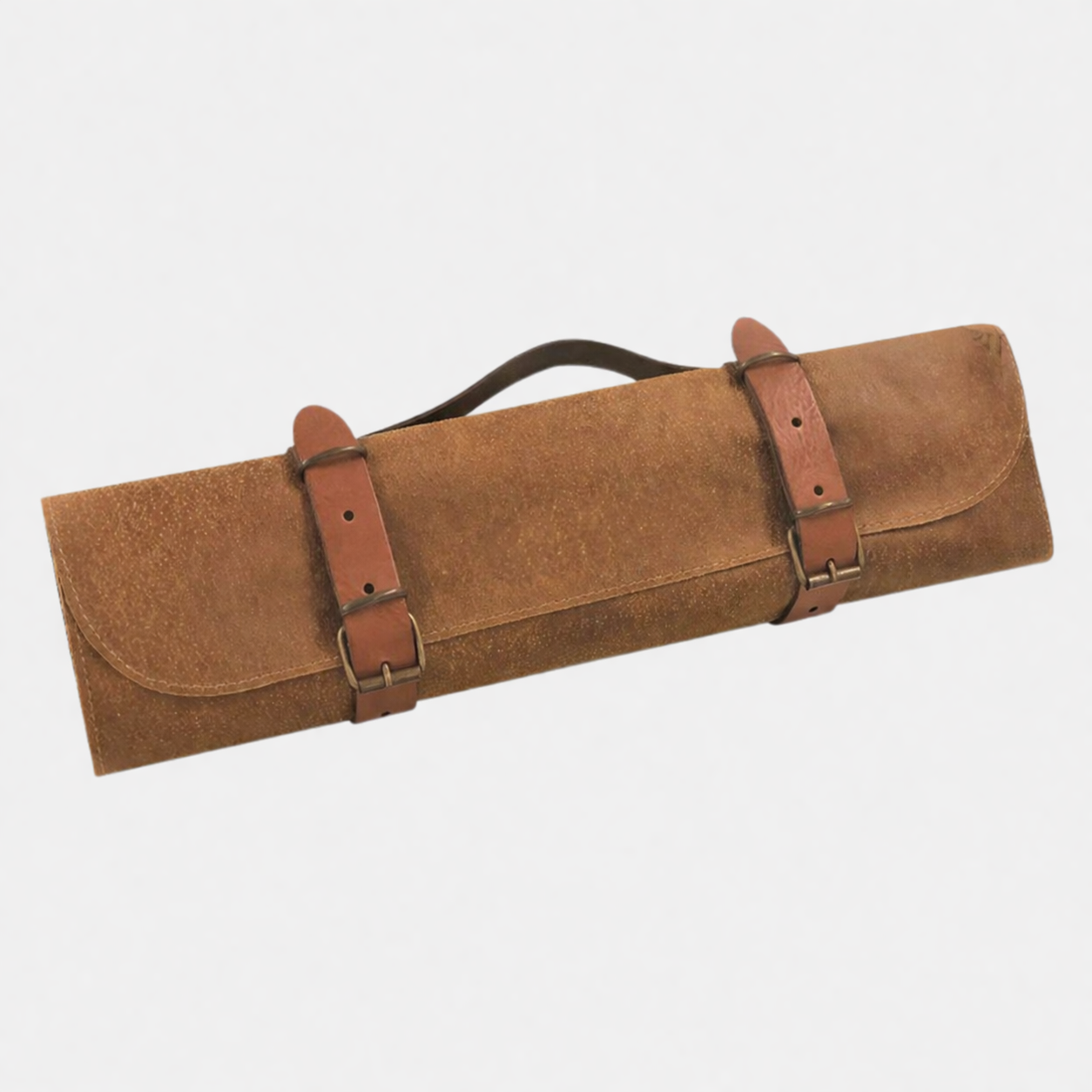 Rustic Leather Knife Roll