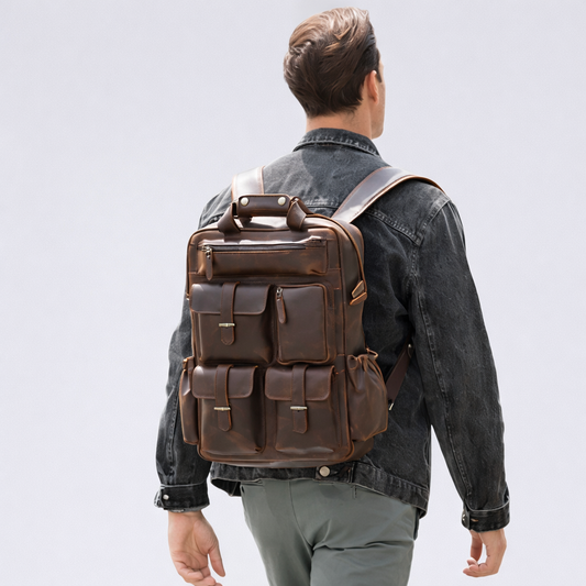 The Shelby Backpack Handmade Genuine Leather Backpack
