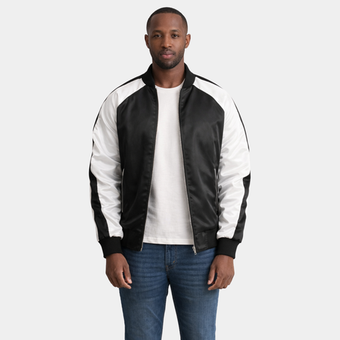 Clarke Black Varsity Jacket