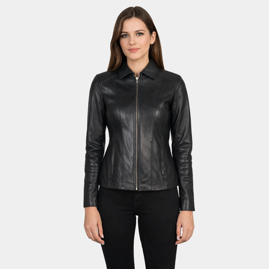 Colette Black Leather Jacket