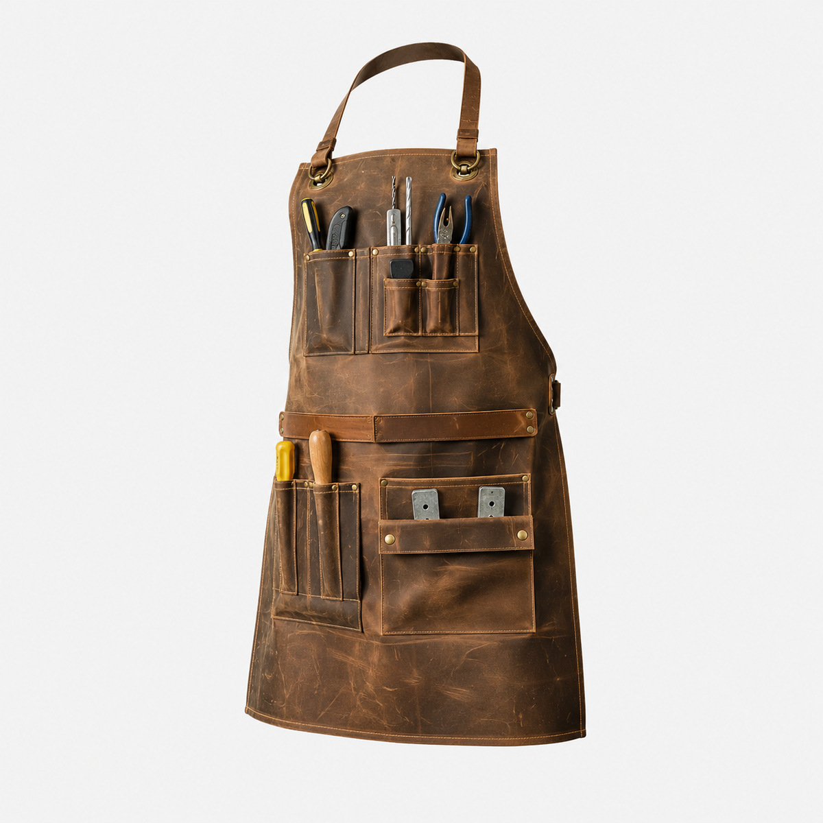 Craftsman's Companion Leather Woodworking Apron