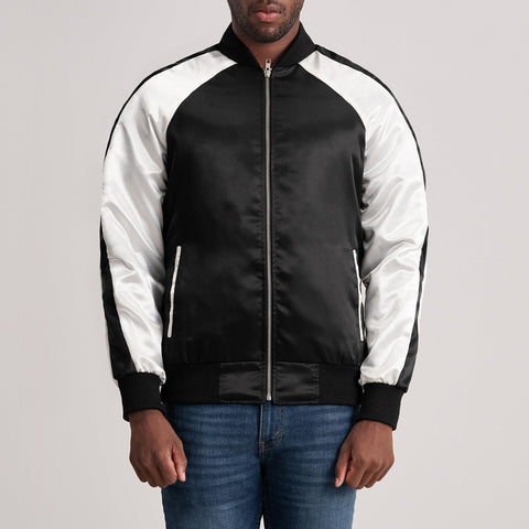 Clarke Black Varsity Jacket