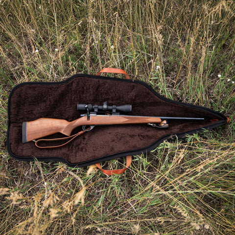 Non-Scoped Leather Long Gun Case