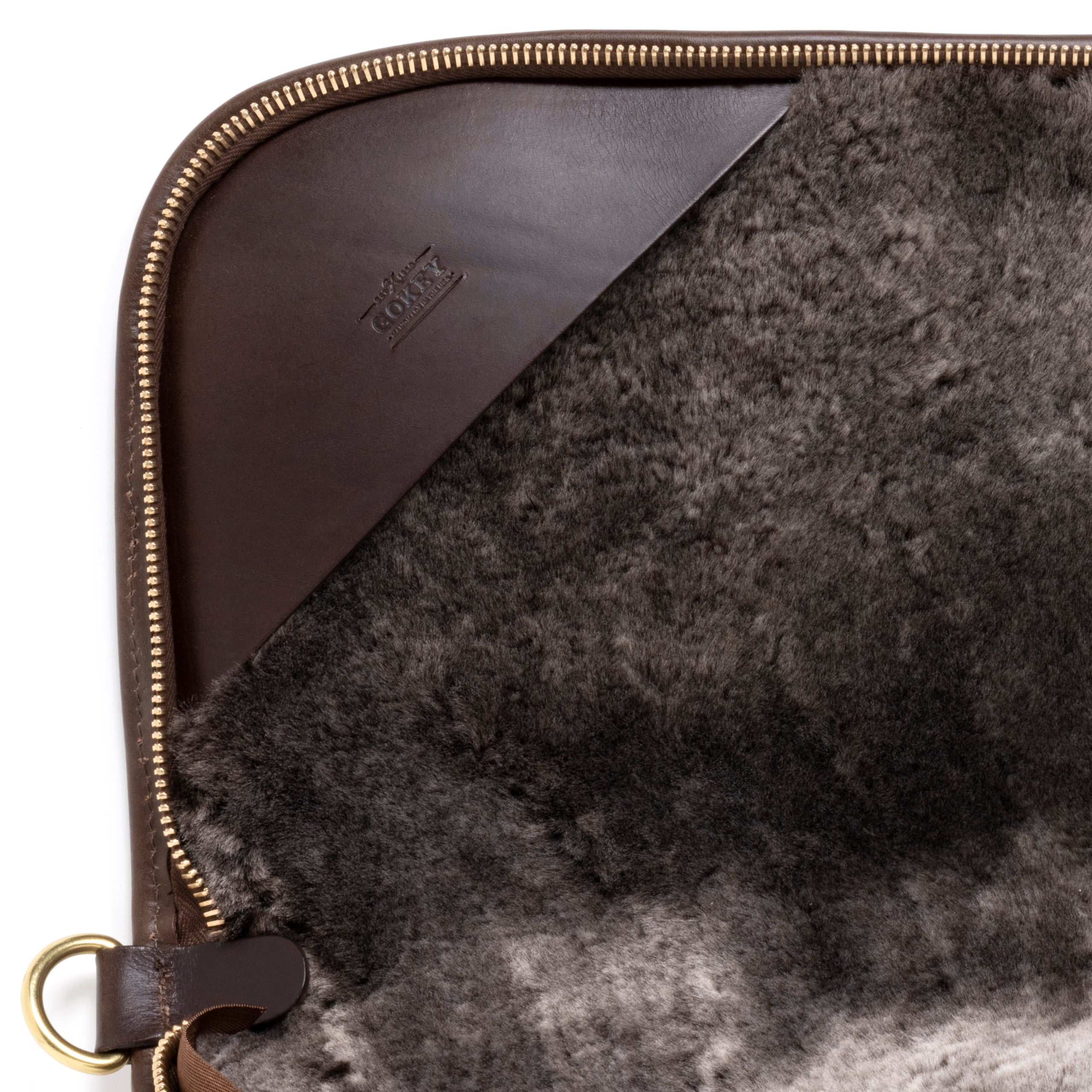 Leather Shotgun Case Dark Brown