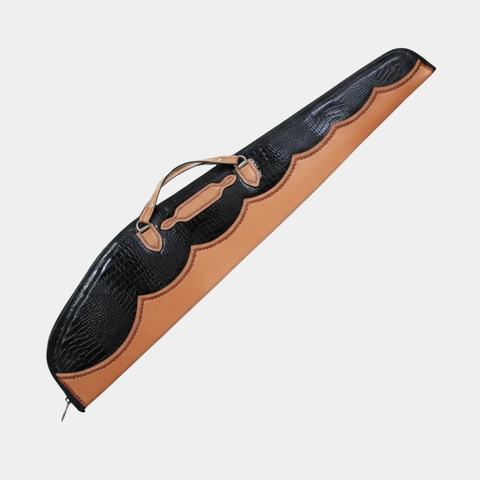GCS35 - Black Elephant Print Rifle Gun Case