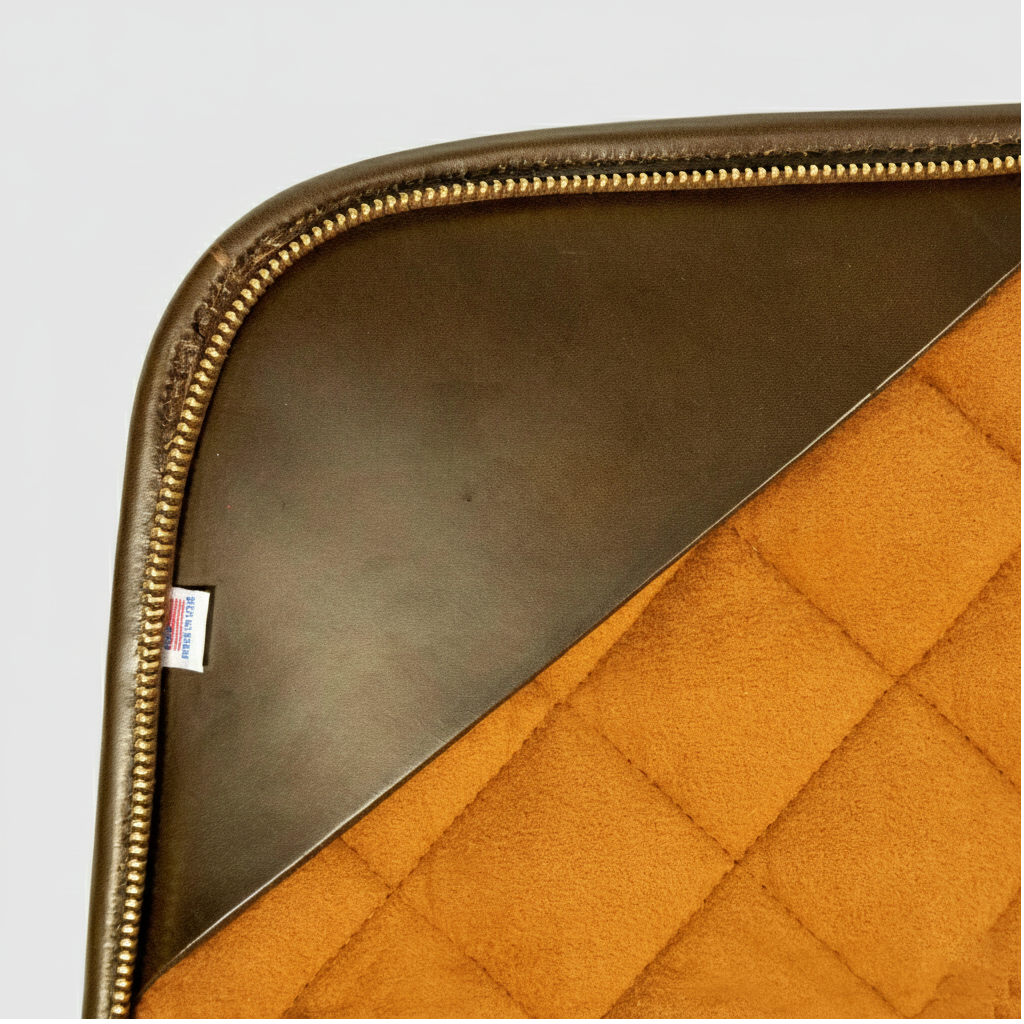 Leather Rifle Case Green