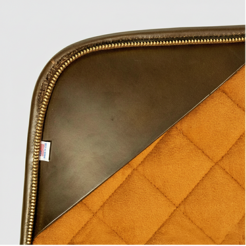 Leather Rifle Case Green