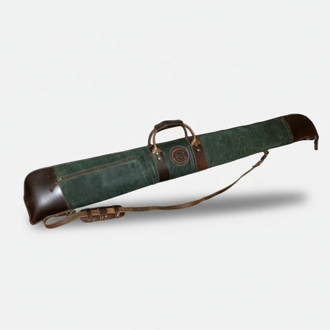Shotgun Green Leather Case