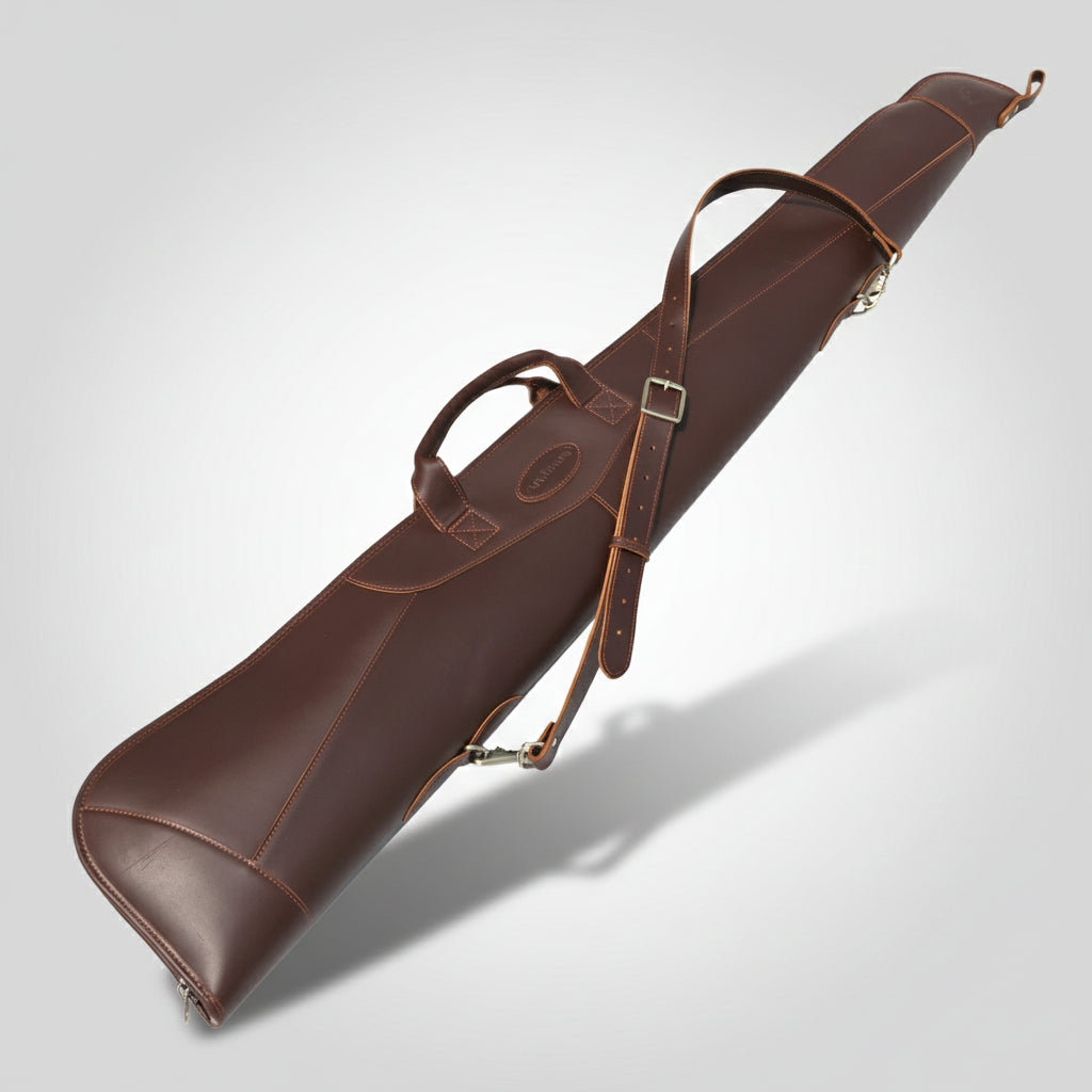 Leather Shotgun Slip Case | Clay Hunting Shotgun Case