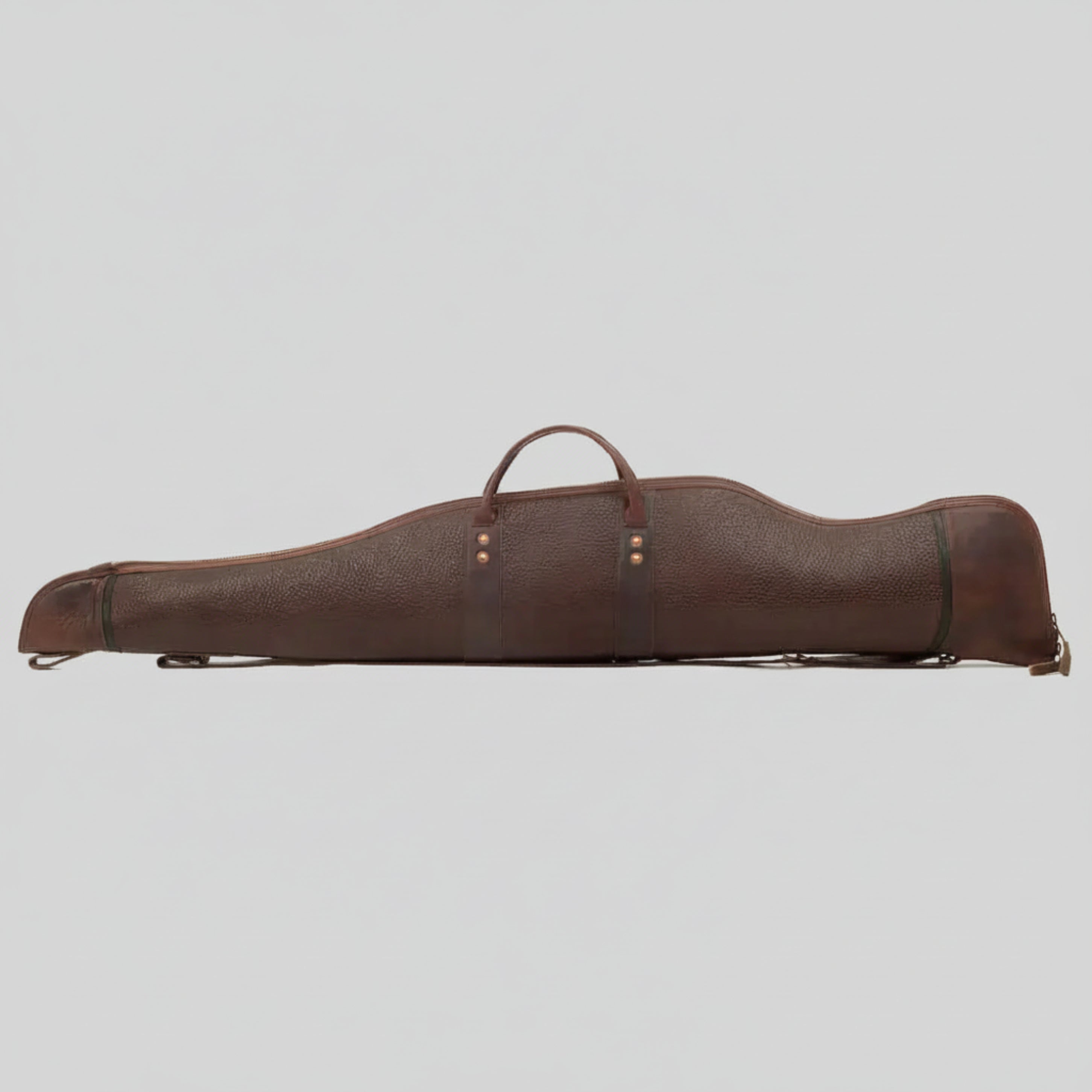White Wing Leather Dark Brown Hunting Rifle Case