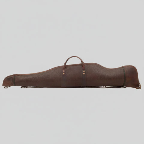 White Wing Leather Dark Brown Hunting Rifle Case
