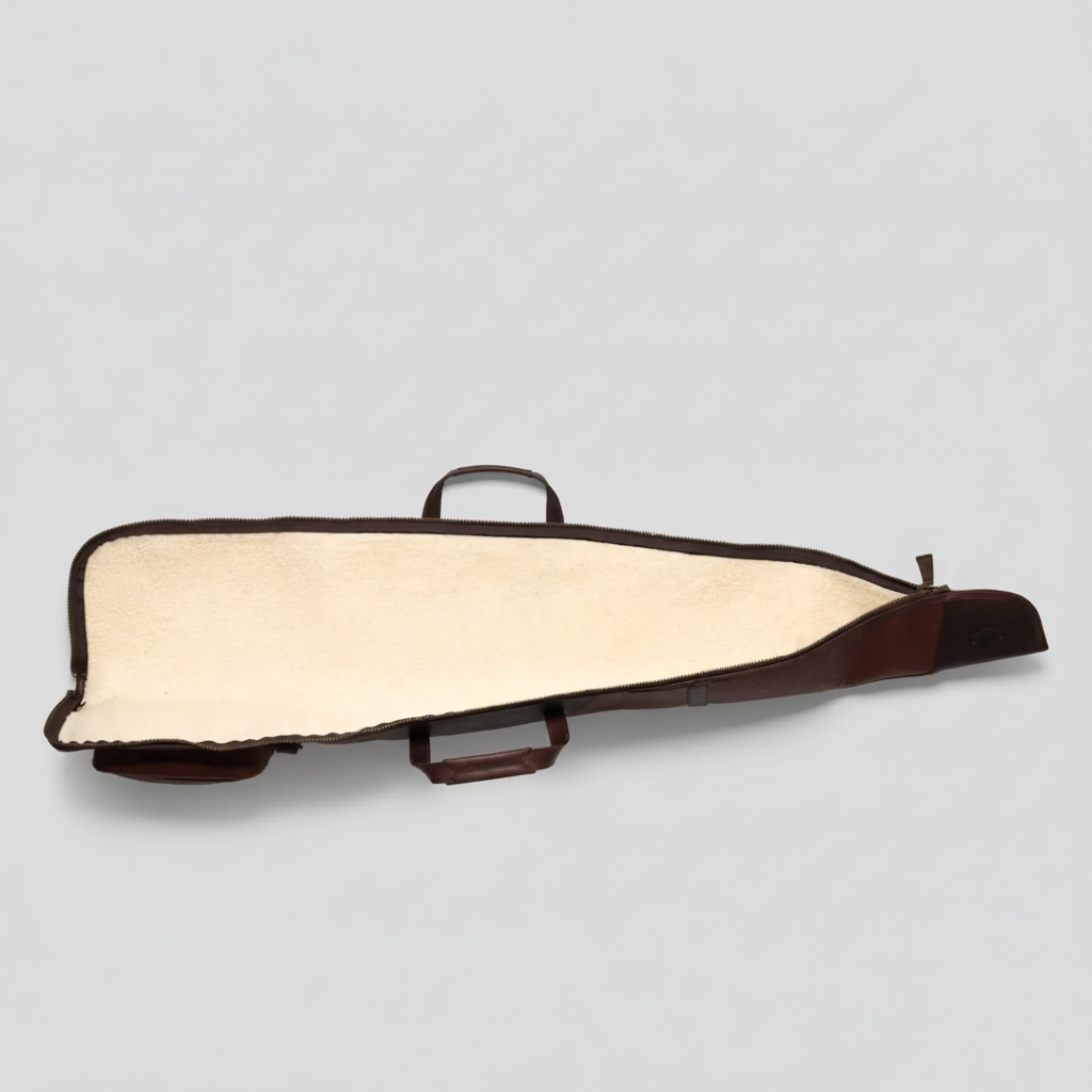 Double-Wrapped Leather Shotgun Case