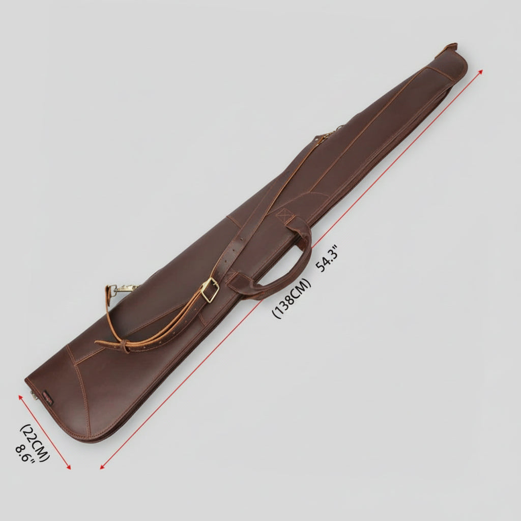 Leather Shotgun Slip Case | Clay Hunting Shotgun Case