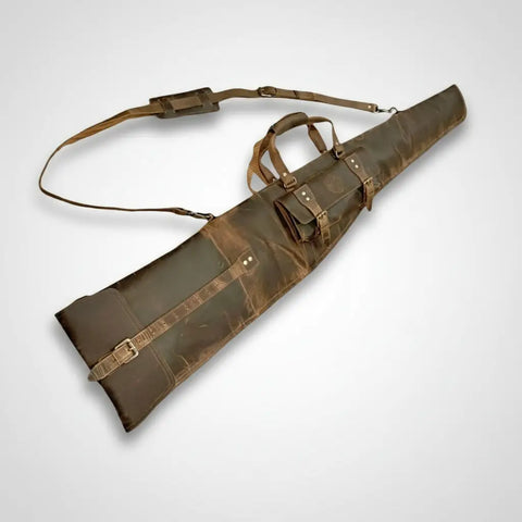 Tanned Leather Shotgun Case