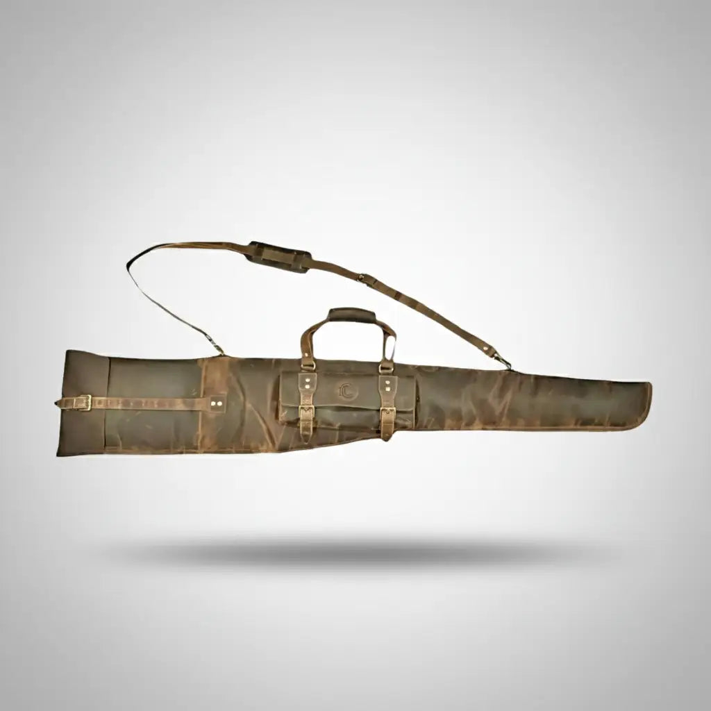Tanned Leather Shotgun Case