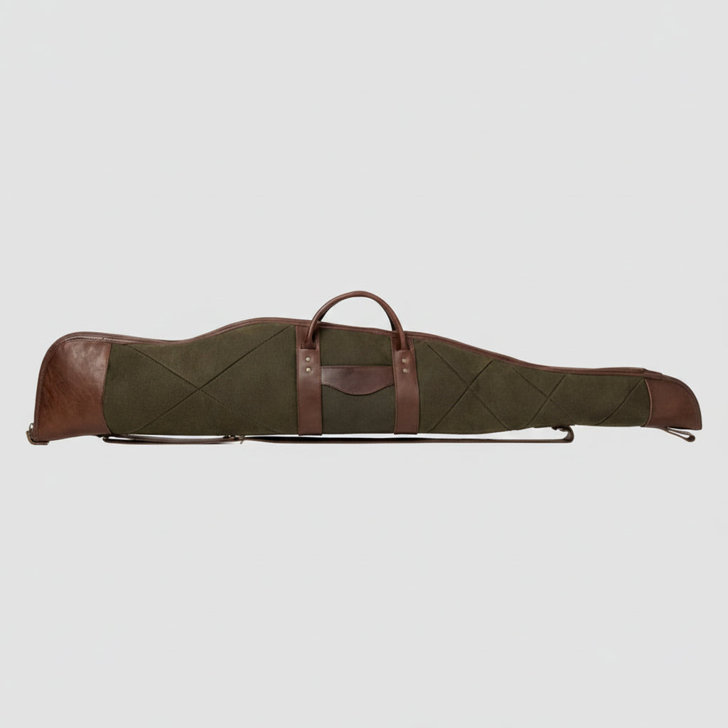Full Grain Canvas Hunting Rifle Case