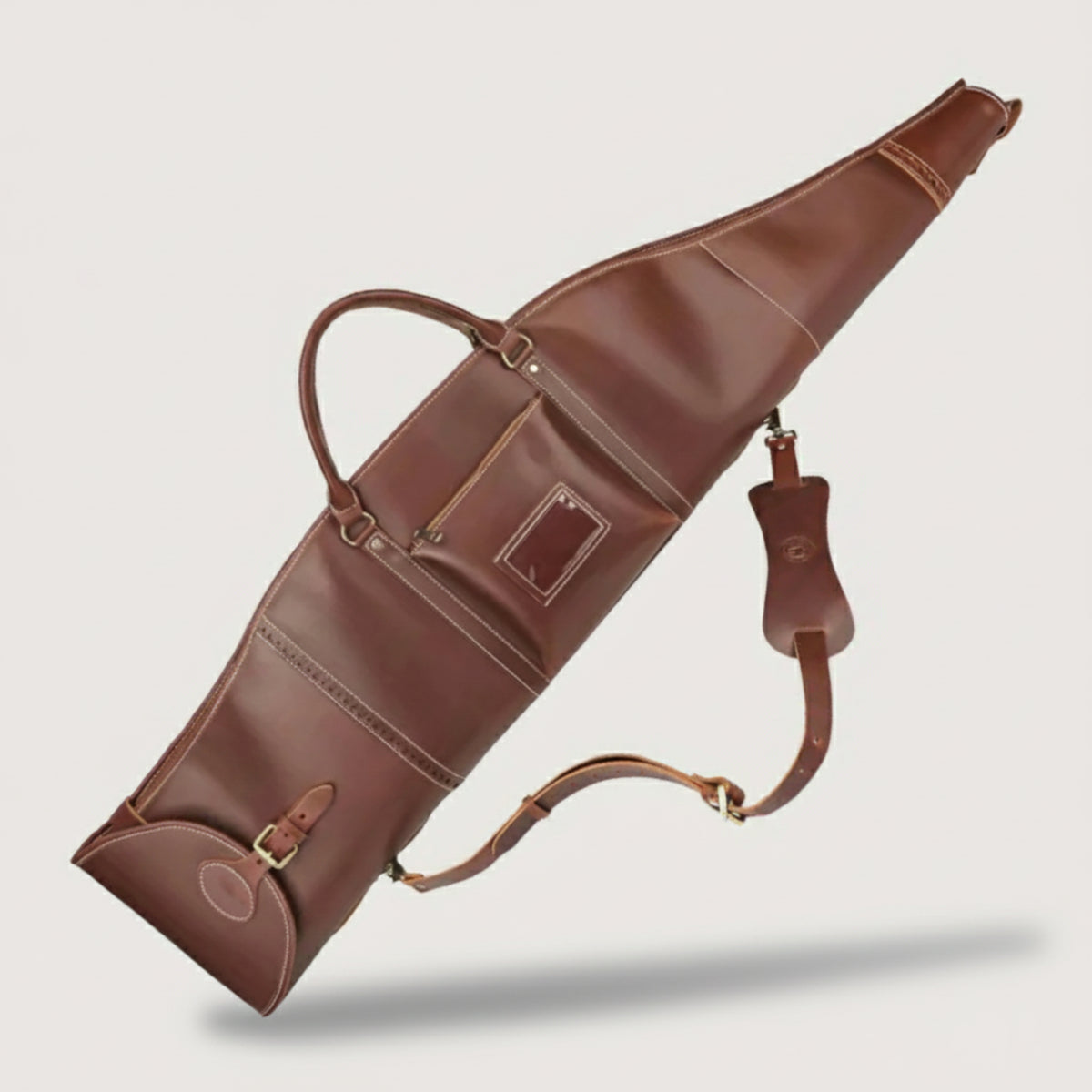 Genuine Leather Soft Padded Rifle Bag