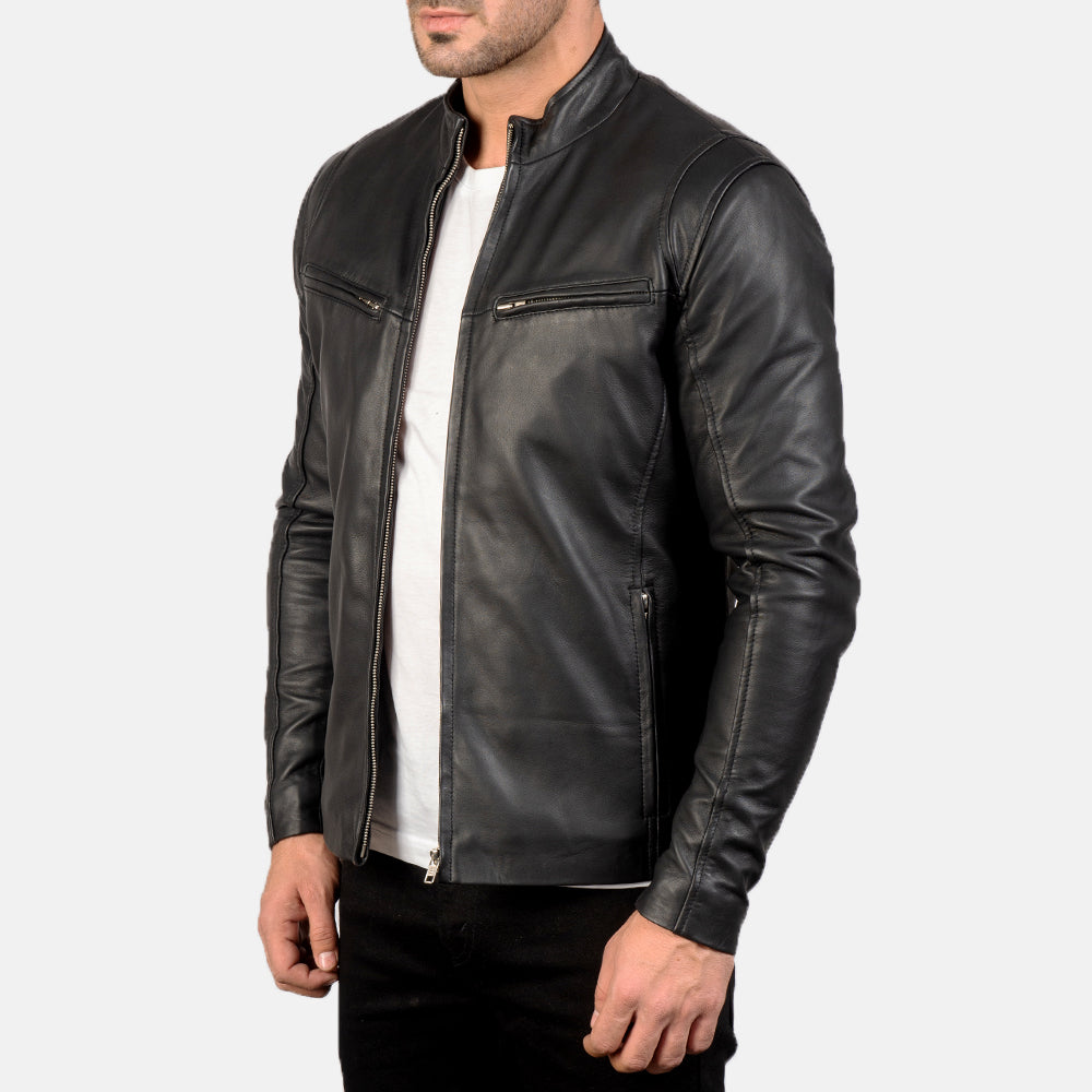 [FS] Ionic Black Leather Jacket