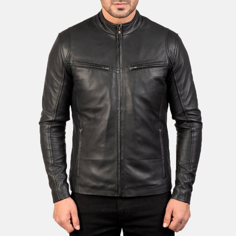 [FS] Ionic Black Leather Jacket