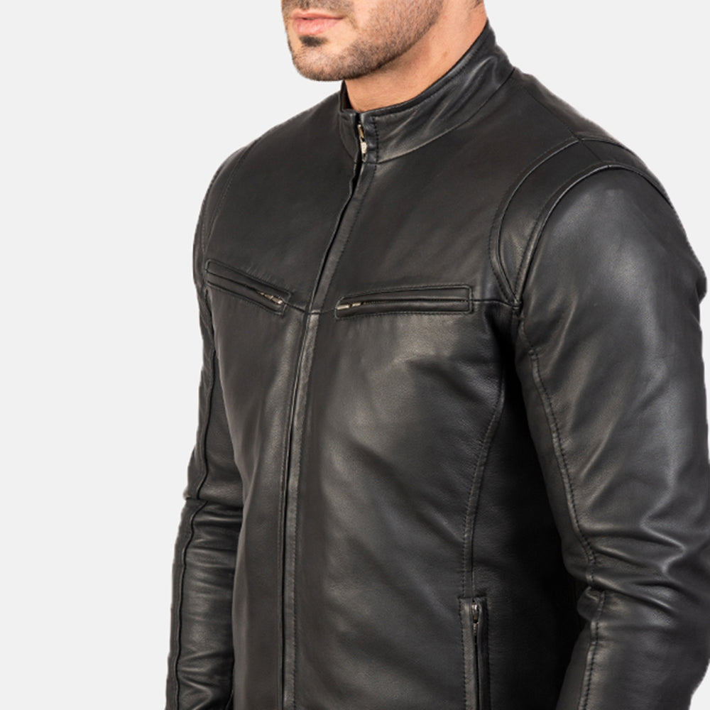[FS] Ionic Black Leather Jacket