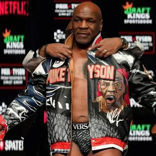 Iron Mike Tyson Jacket - Leather Clan