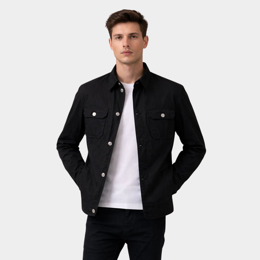 Irwin Black Waxed Canvas Field Jacket