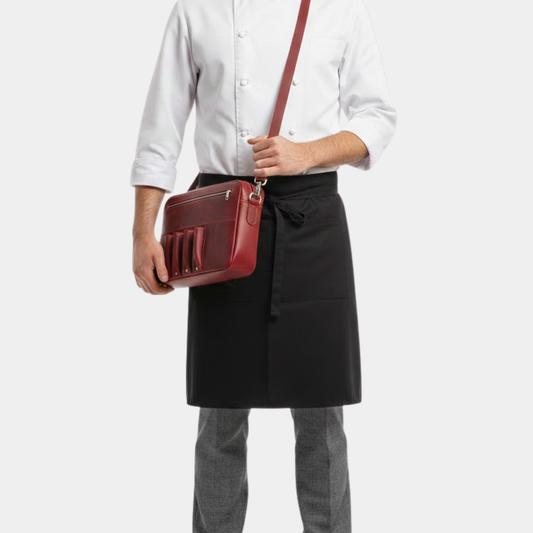 Kitchen Accessories Leather Chef Knife Roll