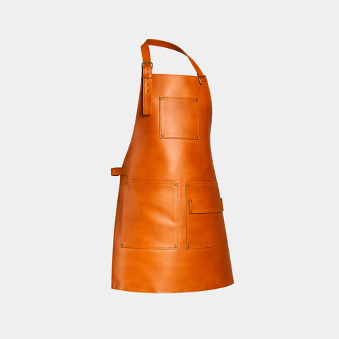 Light Brown Leather Apron