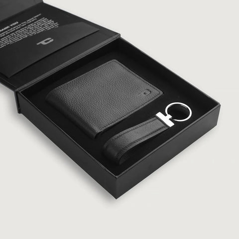 Marvin Black Leather Gift Set