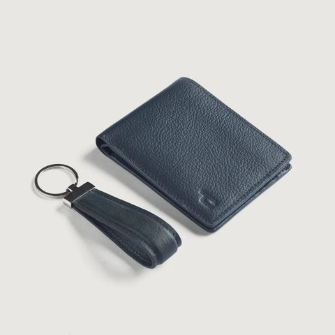 Marvin Blue Leather Gift Set