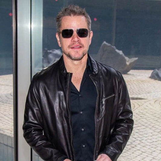 Matt Damon Leather Jacket