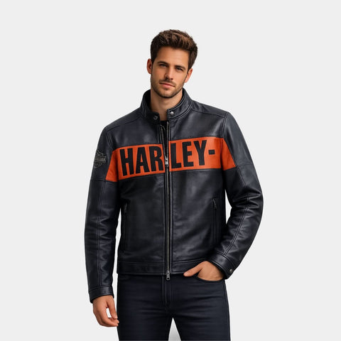 Men's Essential Convertible Leather Jacket