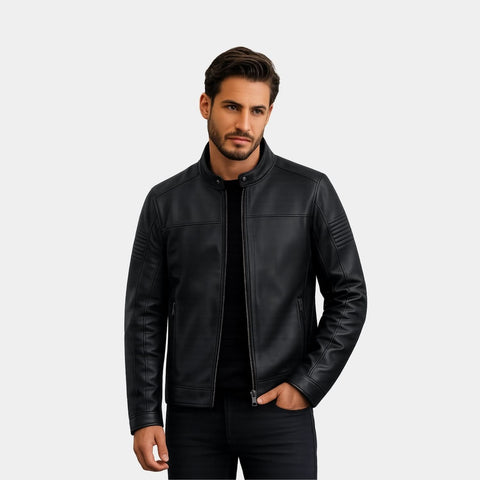 Men's H-D Leather Riding Jacket