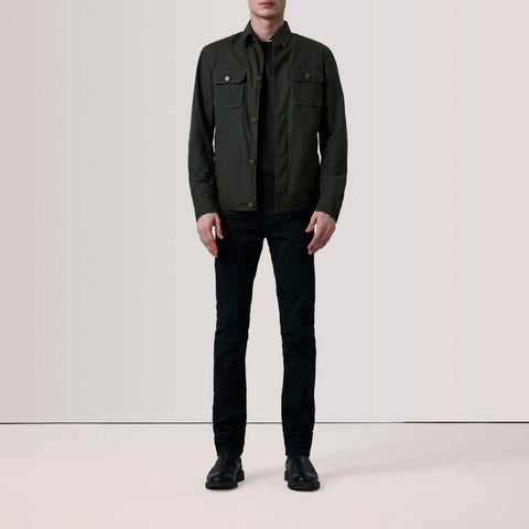 Irwin Olive Waxed Canvas Field Jacket