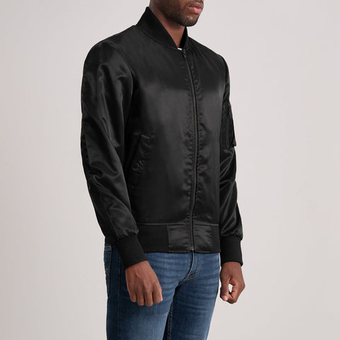 Quinton MA-1 Black Bomber Jacket