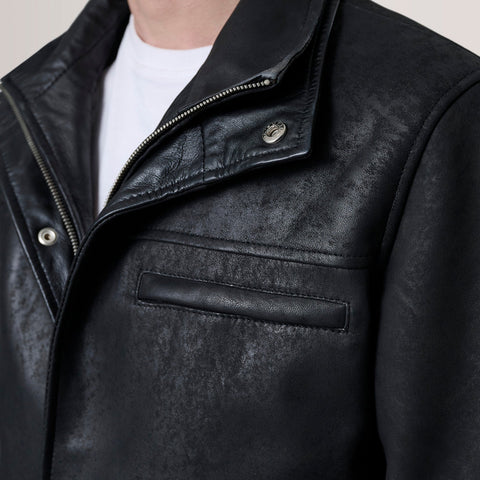 Sean Black Snuffed Classic Jacket