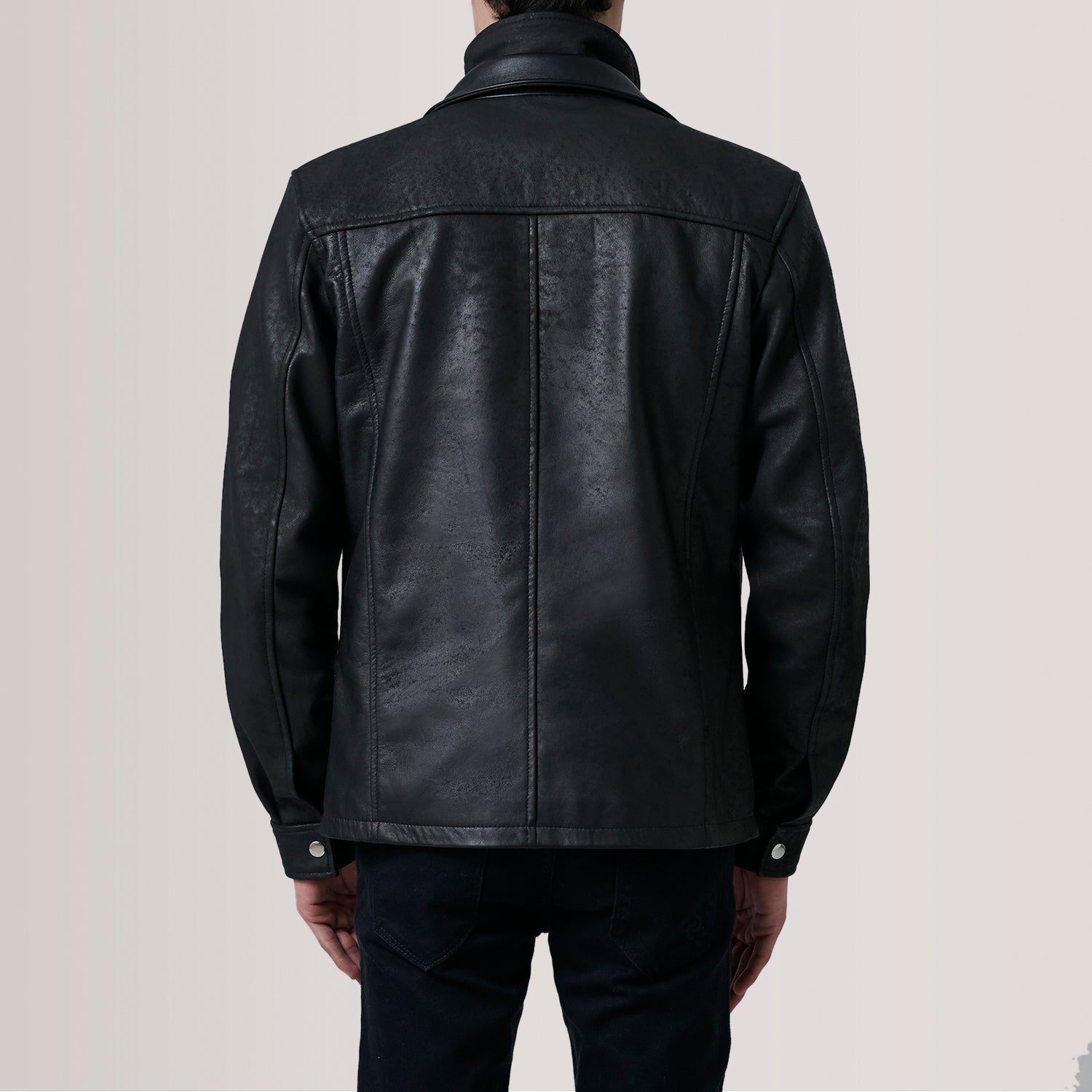 Sean Black Snuffed Classic Jacket