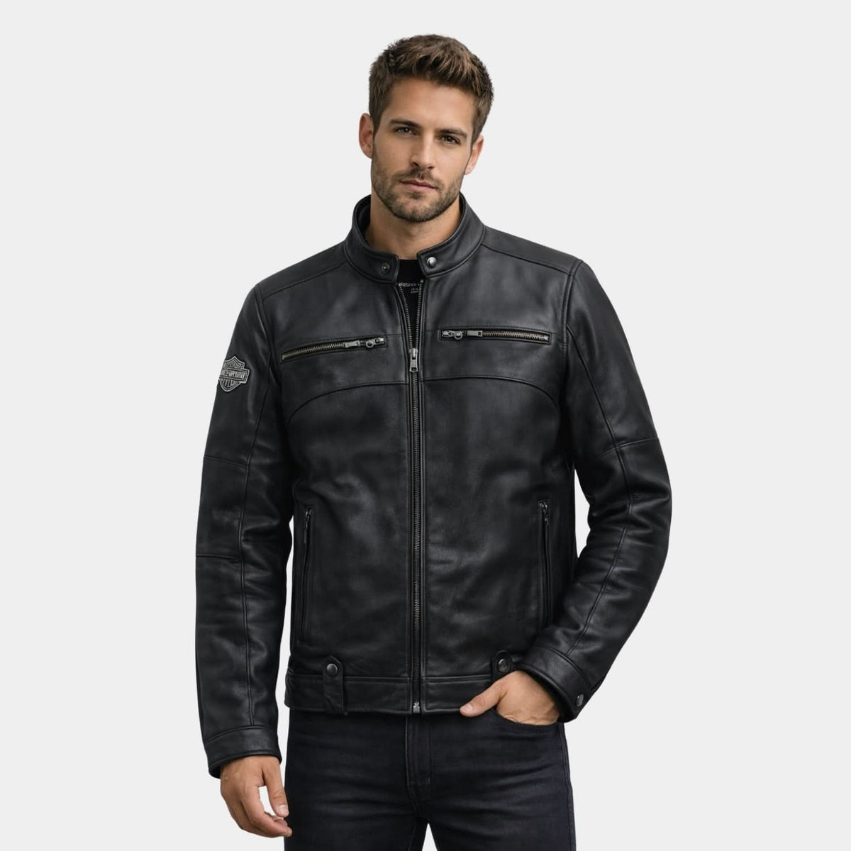 Men's Swingarm 3-in-1 Leather Jacket