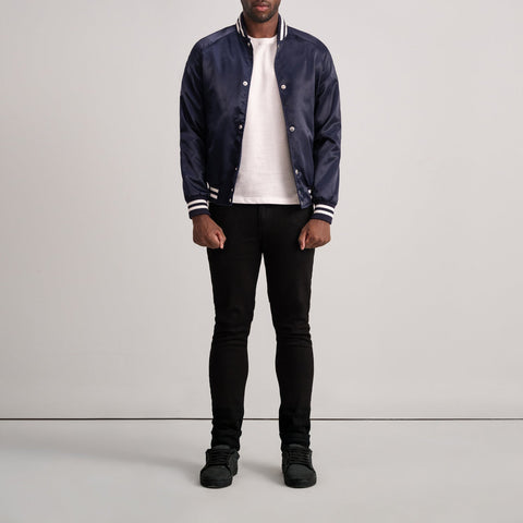 Xander Blue Varsity Jacket