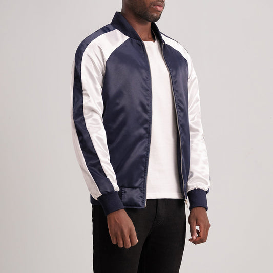 Clarke Blue Varsity Jacket