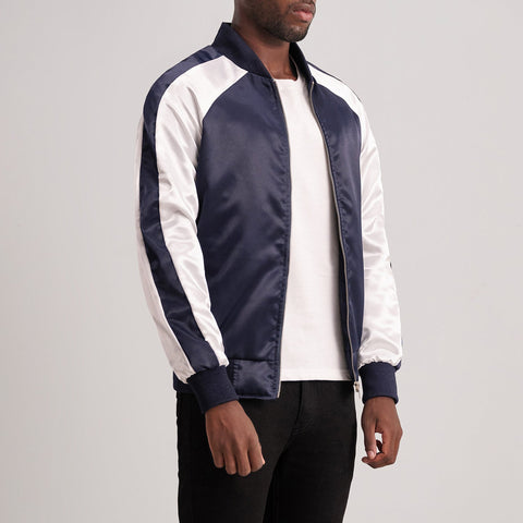 Clarke Blue Varsity Jacket