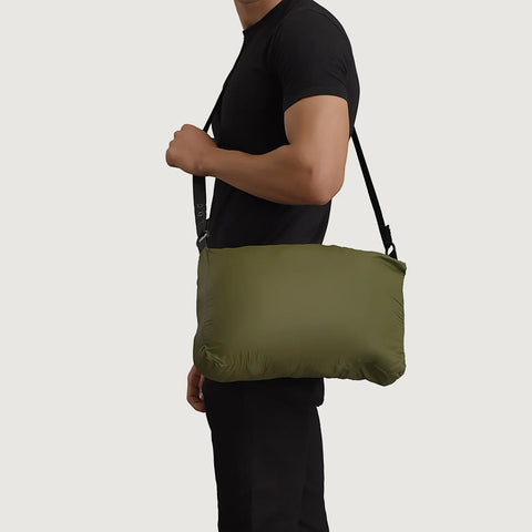 Men's Ridge Green Hooded Puffer Jacket